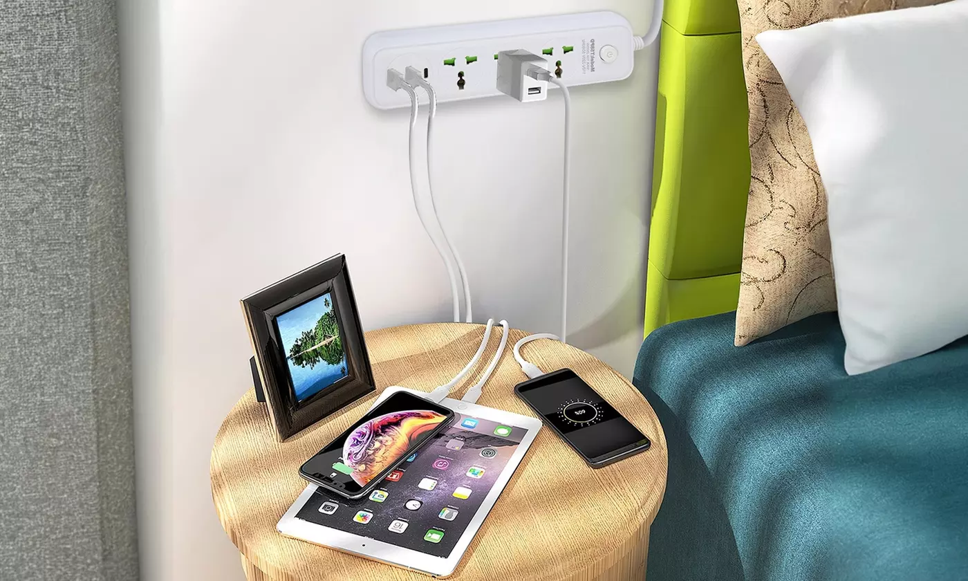 iMounTEK 2500W Power Strip with AC Outlets and USB A/C Ports (Multi-Options)