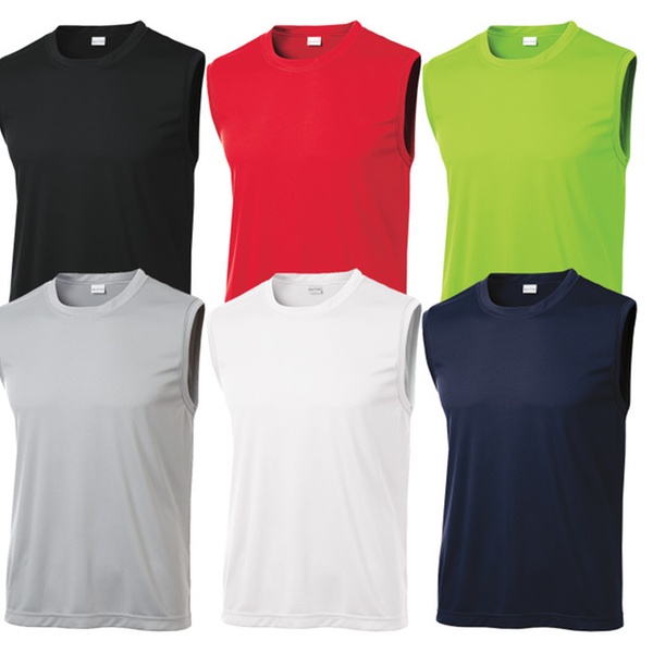 sleeveless dri fit mens shirts