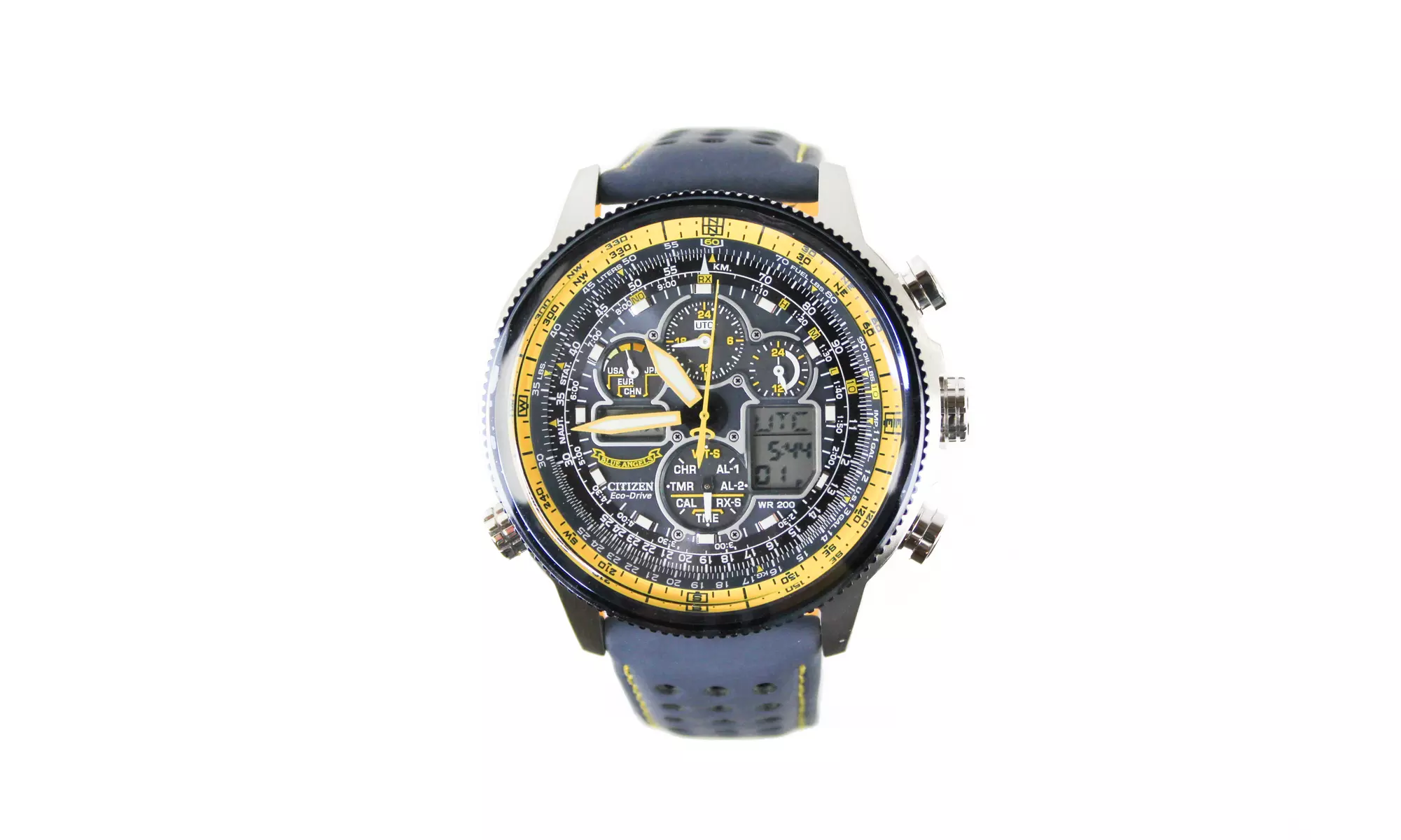 Citizen (JY8031-05L) Promaster Sky Series Blue Angels Leather Strap Watch - Primary Image