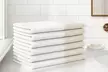 Ultra-Soft Cotton Linen-Like Border Towels - Second Medium