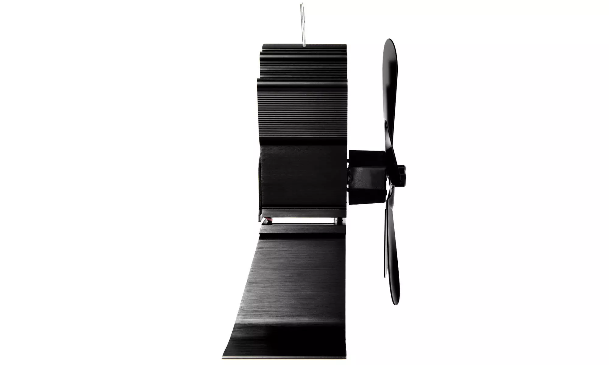 Stove Fan 5 Blades Fuel Saving Heat Powered For Wood Burner Fireplace  - Second Medium