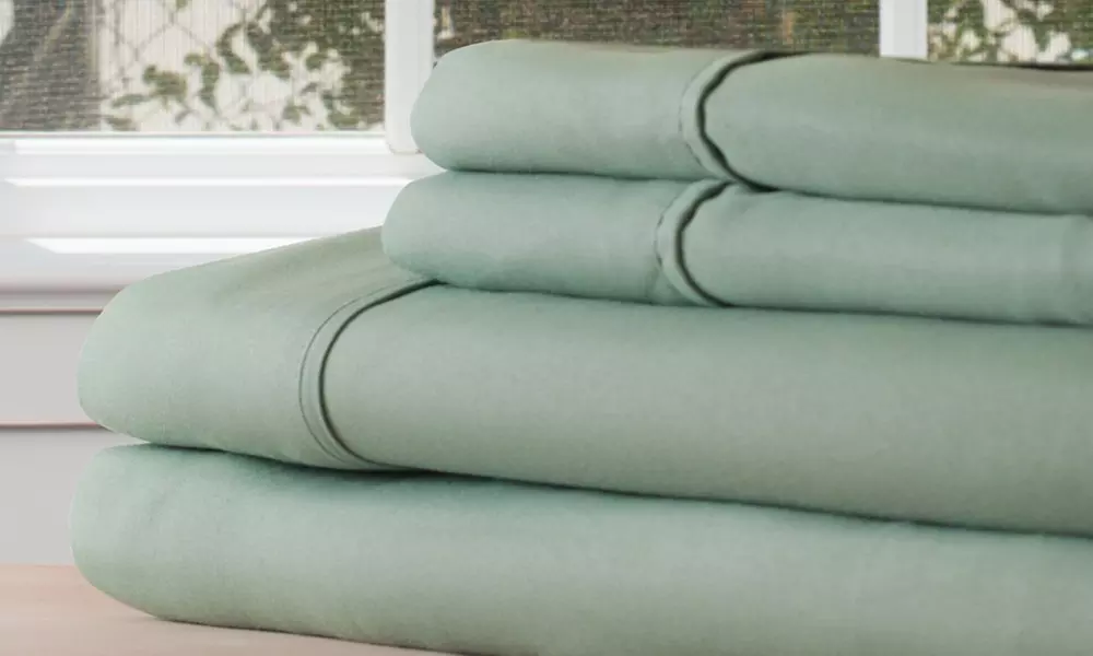 Lavish Home Series 1200 Microfiber Sheet Set