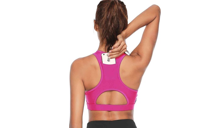 longline sports bra high impact