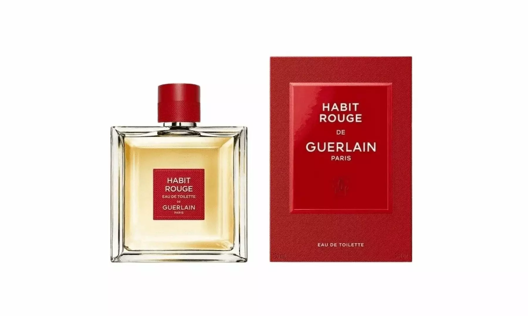 Guerlain Habit Rouge Eau De Toilette Cologne for Men (Multiple Sizes)
