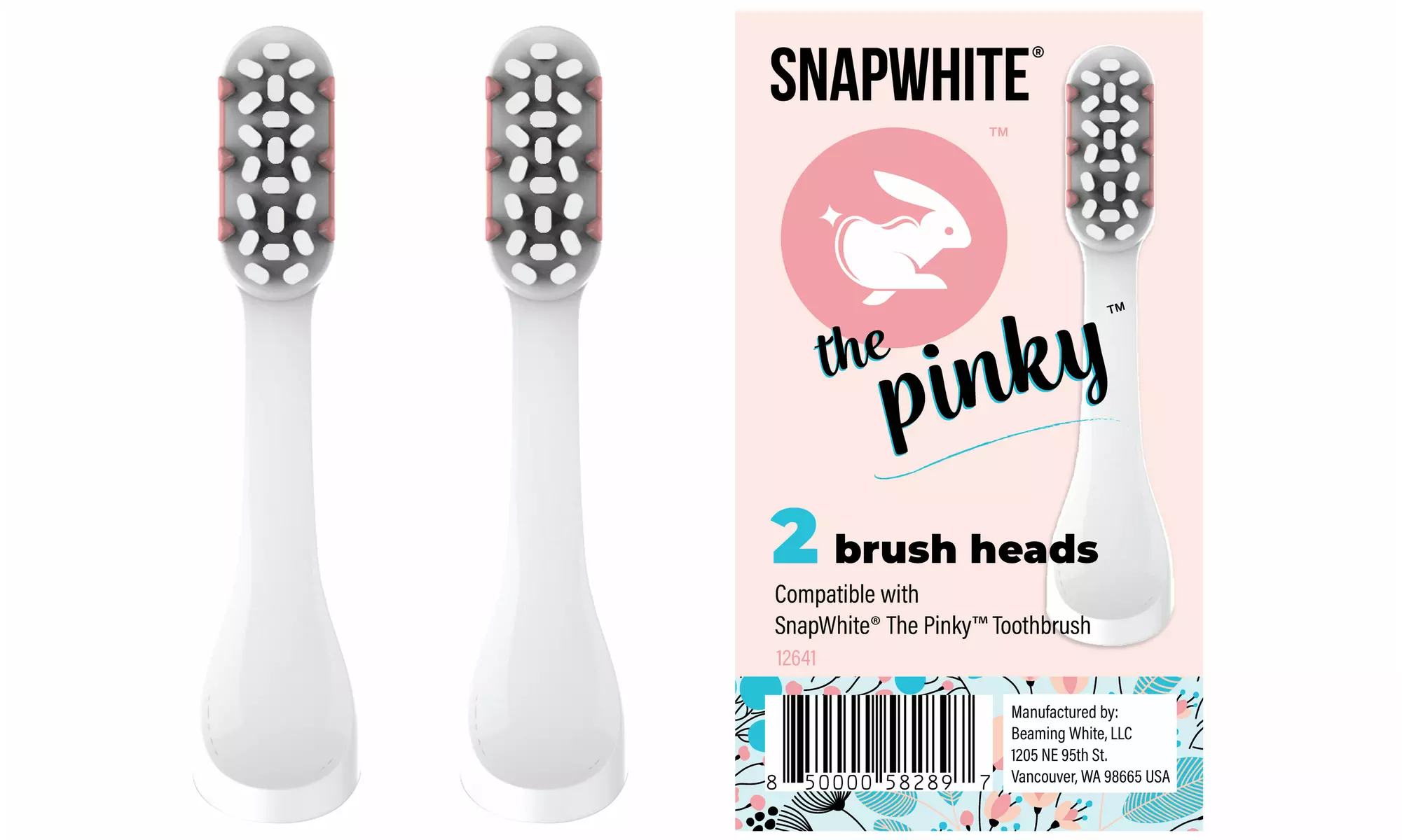 Pinky Toothbrush Replacement Brush Heads
