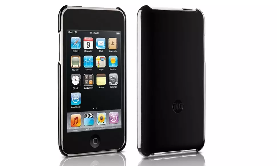 DLO SlimShell Protective Hard-Shell Case for iPod touch 2G (Black) - Primary Image