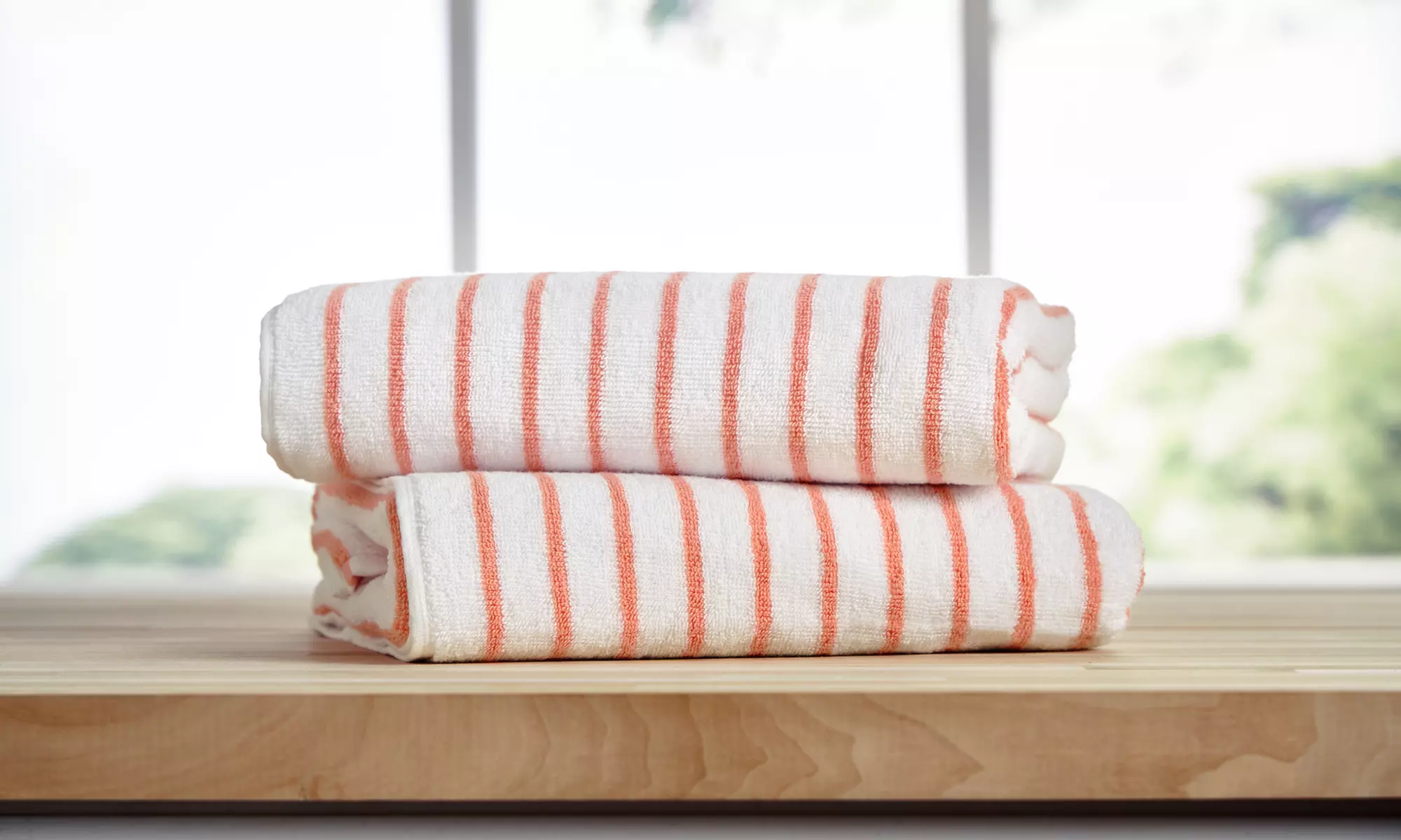 2-4pk Cabana Stripe Beach Towels - 100% Cotton and Highly Absorbent 30"x70"