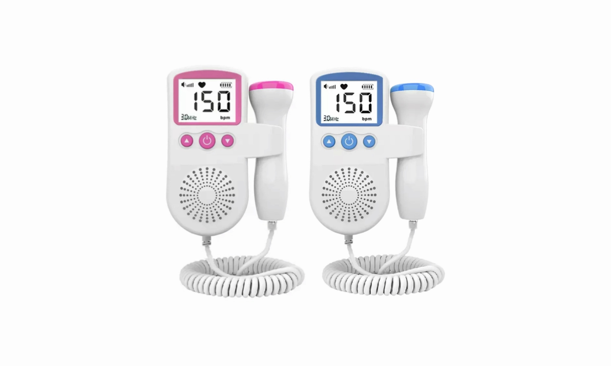 Fetal Doppler Baby Heartbeat Monitor with LCD Display and Built-In Speaker