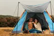 LakeForest 3-4 Person Pop-Up Camping Tent with Mesh Doors and Windows - Second Medium