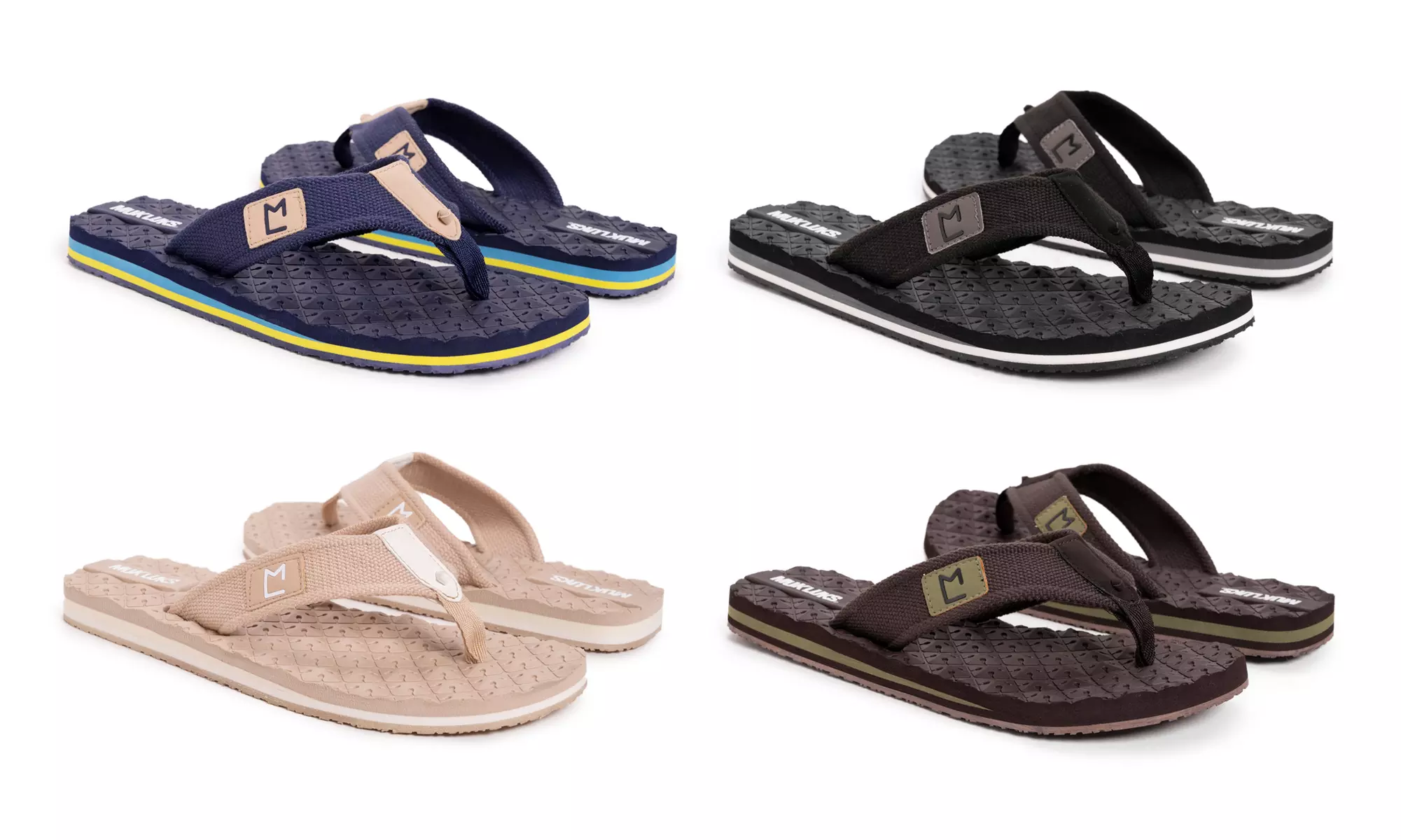 Muk Luks Men's Chill Out Thong Flip Flop Sandal - Primary Image