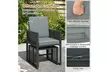 Costway Five-Piece Rattan-Effect Outdoor Dining Set - Second Medium