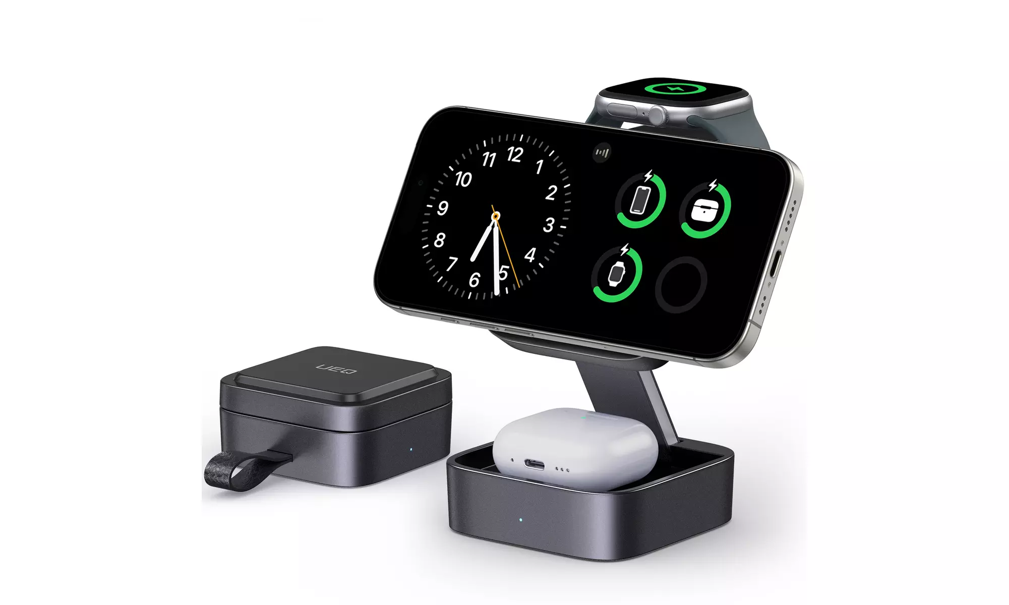 Waloo 3-in-1 Wireless Charging Stations for iPhone, Apple Watch & AirPods