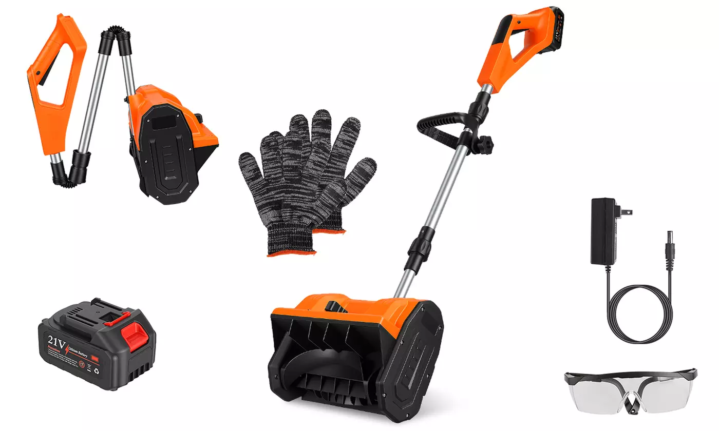 iMounTEK 21V Cordless Snow Shovel & Snow Thrower - 11 Inch