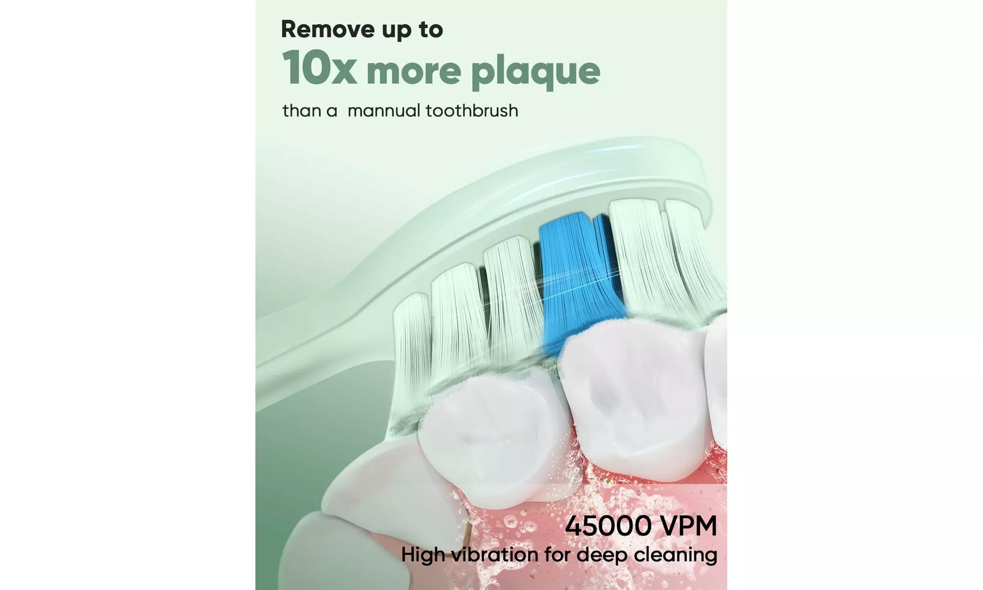 MySmile Sonic Electric Toothbrush with 3 Brush Heads, 2Min Timer, Bright Colors