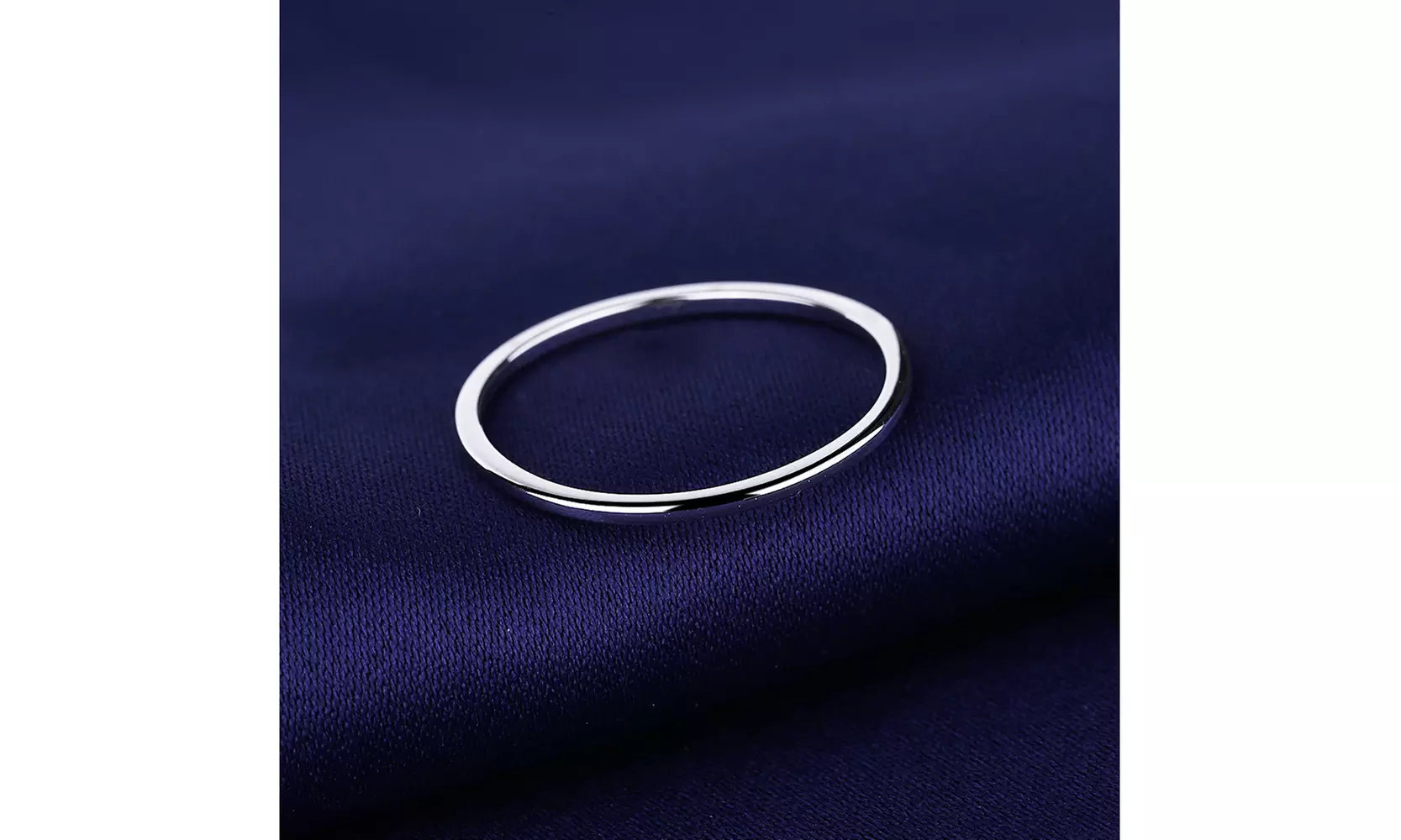 14k Gold Sterling Silver Thin Band Rings