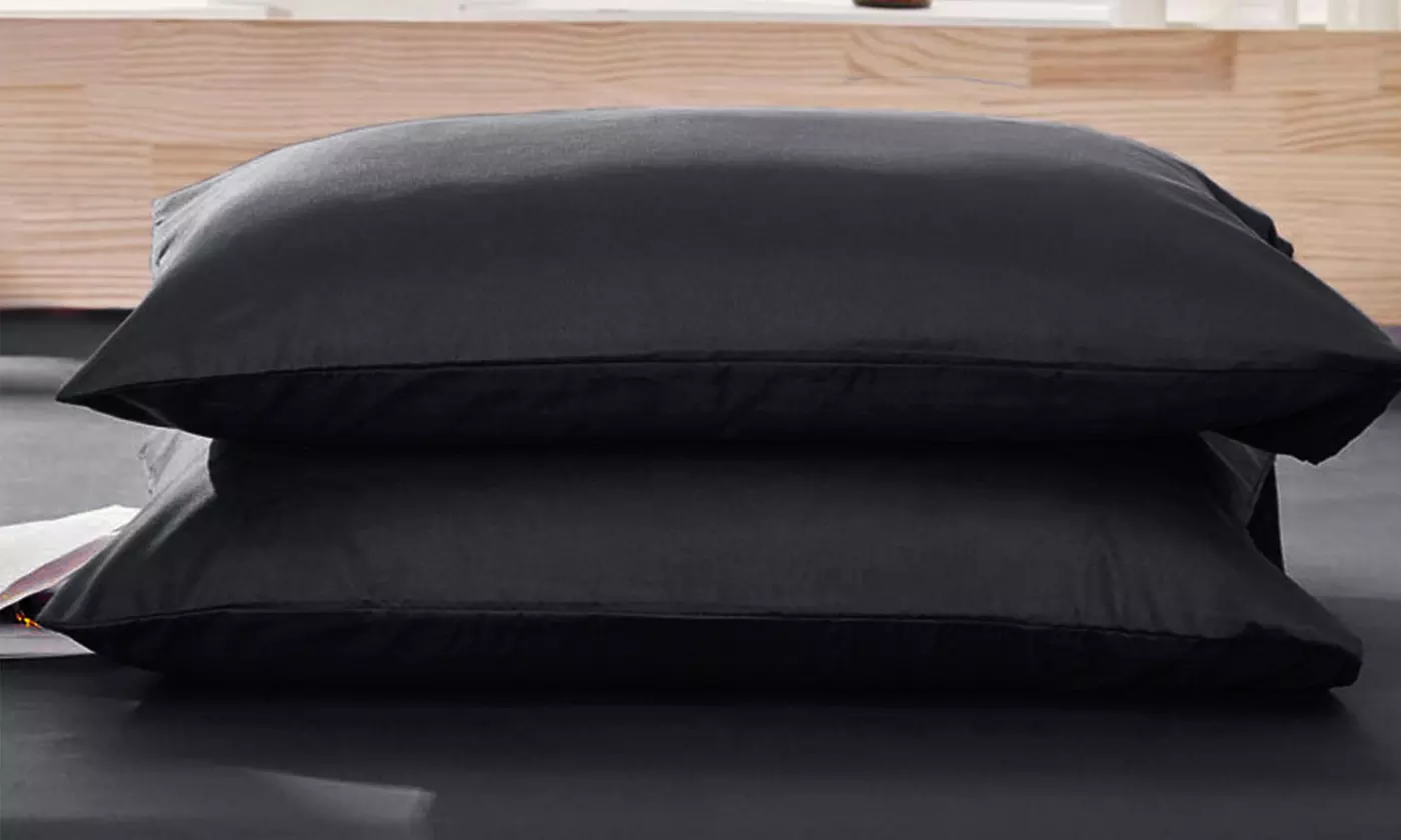 2 Pcs Ultra Soft Microfiber Pillowcases Set Standard or King Size