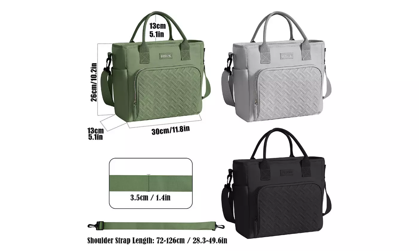 ItBelongs2U Insulated Lunch Bag Leakproof Cooler Tote 11L