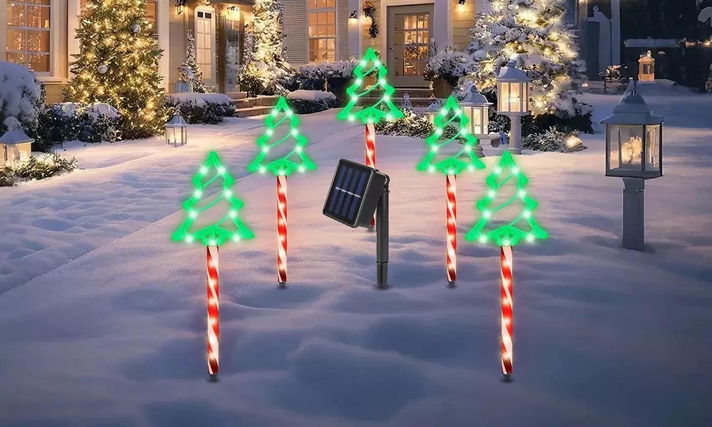 Christmas LED Lights - Snowman Family & Reindeer Family Holiday Decorations