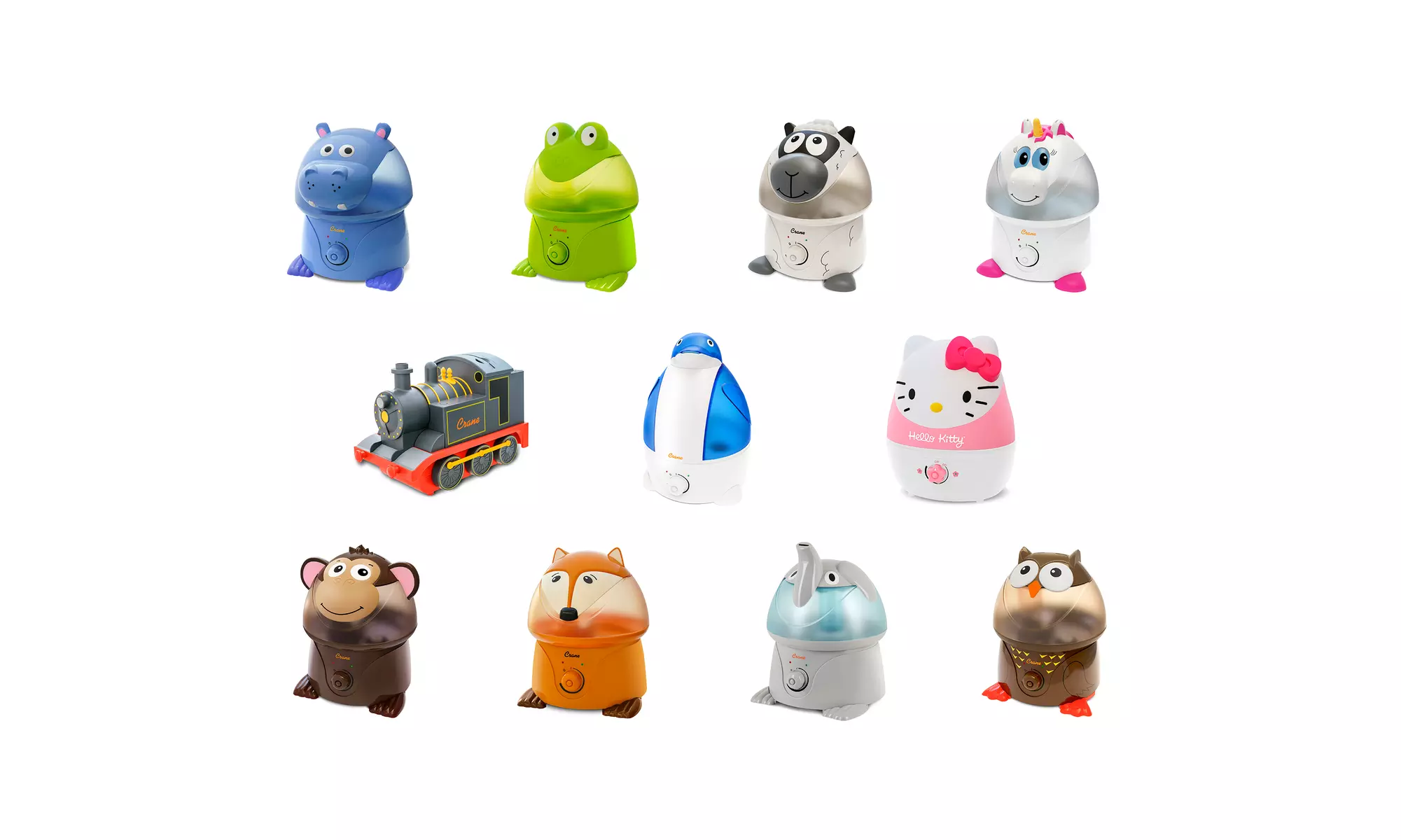 Crane 1 Gal. Adorable Ultrasonic Cool Mist Humidifier for Rooms up to 500 Sq Ft. - Primary Image