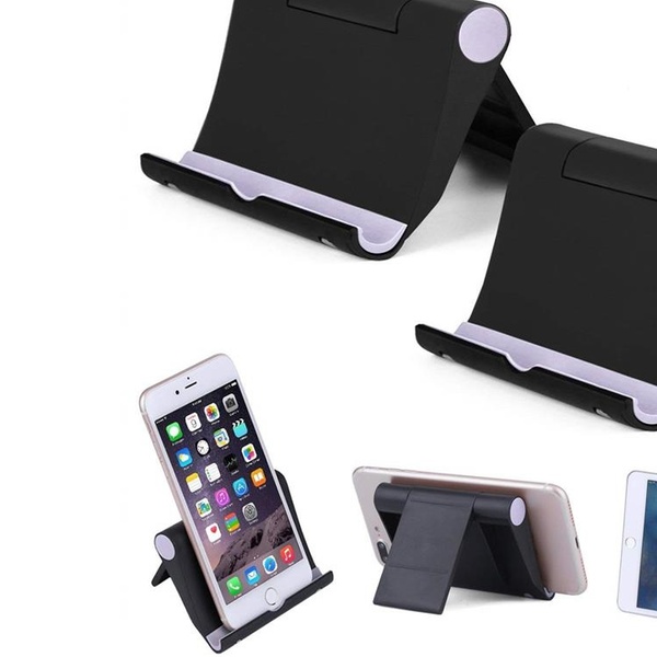 Universal Foldable Cell Phone Desk Stand Holder Mount Cradle For Tablet