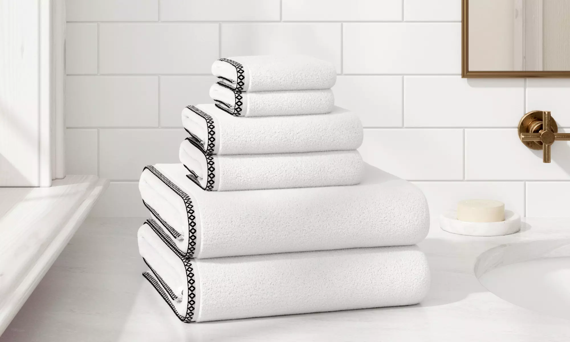 Boho-Inspired Quick-Dry Cotton Towels