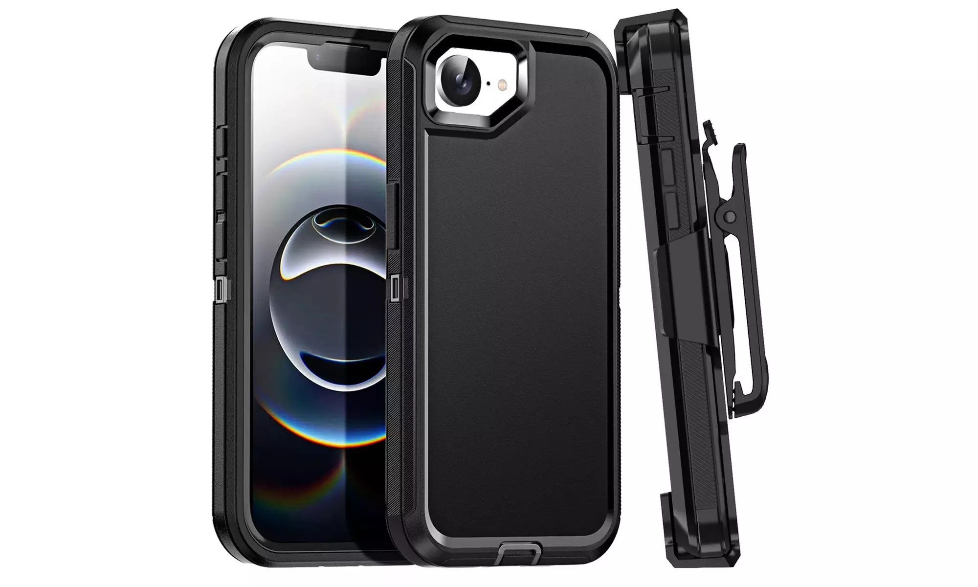 Shockproof Heavy-Duty Rugged Case for iPhone 16e (6.1")