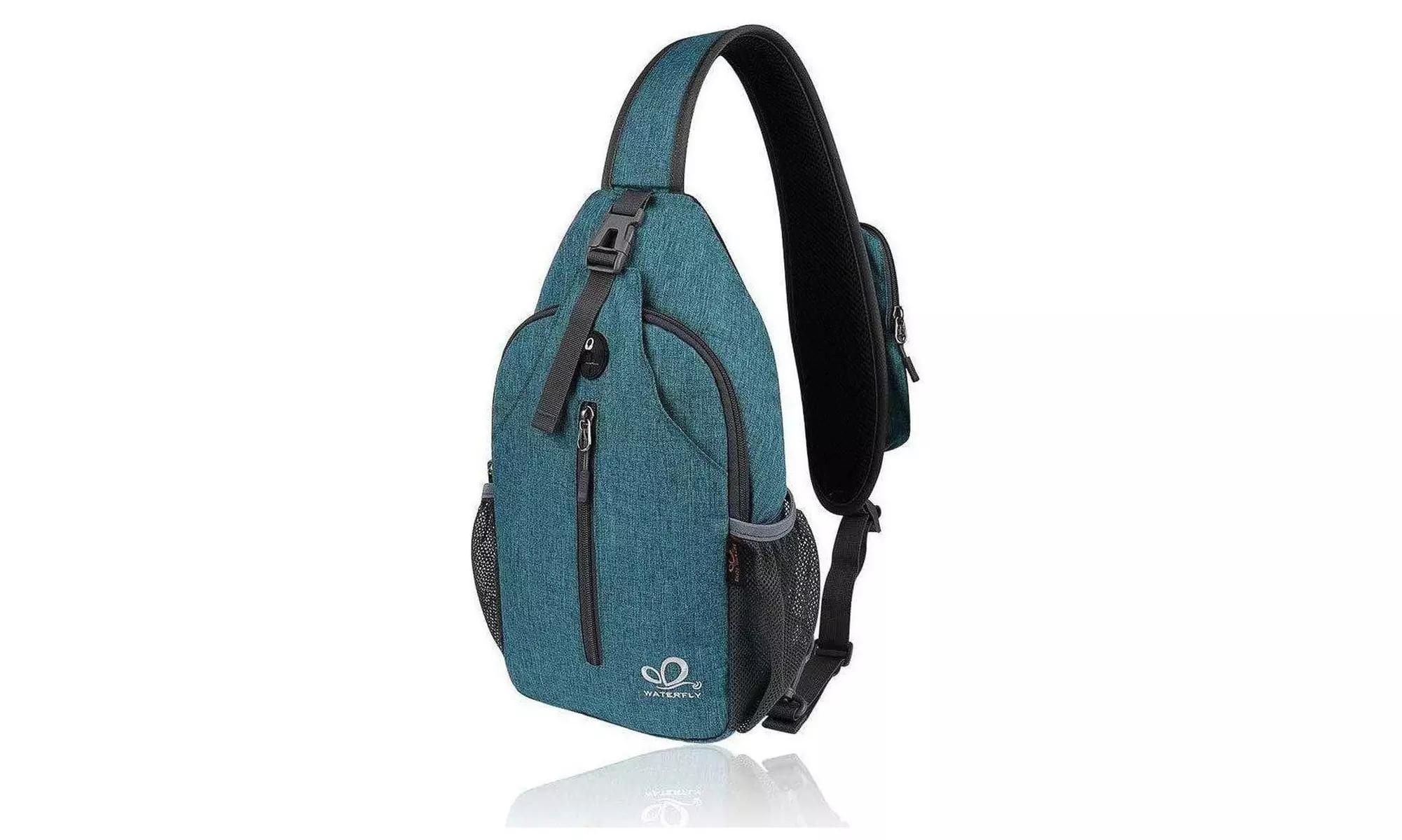 WATERFLY Crossbody Sling Backpack Sling Bag Travel Hiking Chest Bag Daypack - Primary Image