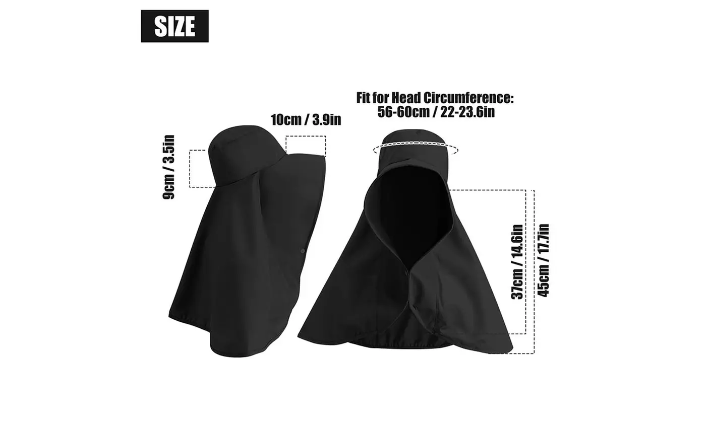 Women Sun Hats Protection Wide Brim Shawl Hat Fishing Hat UV Beach Hats