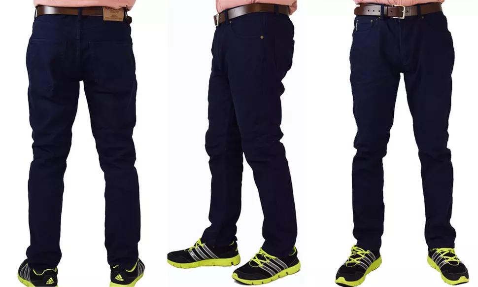 Maxxsel Oscar Jeans Men's 5-Pocket Slim Fit Stretch Jeans (Sizes 28-38) - Second Medium