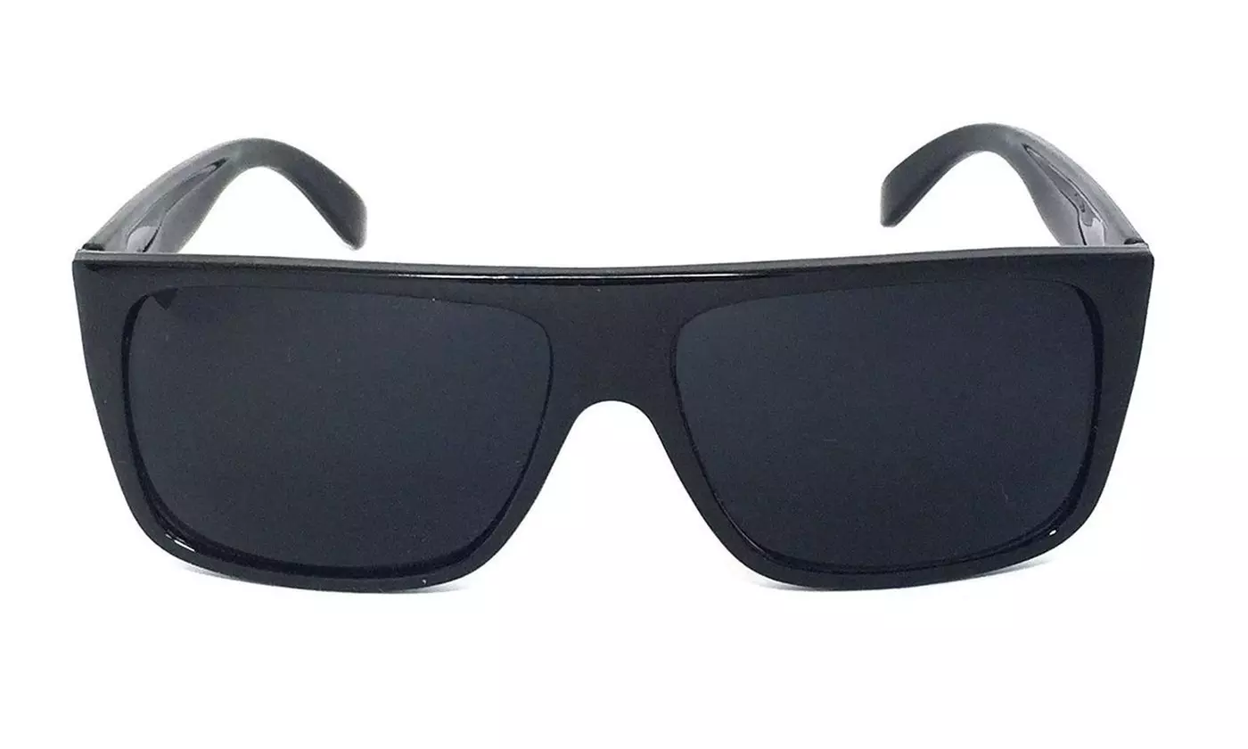 Classic Old School Eazy E Flat GANGSTER CHOLO Sunglasses Super Dark UV Protect - Second Medium