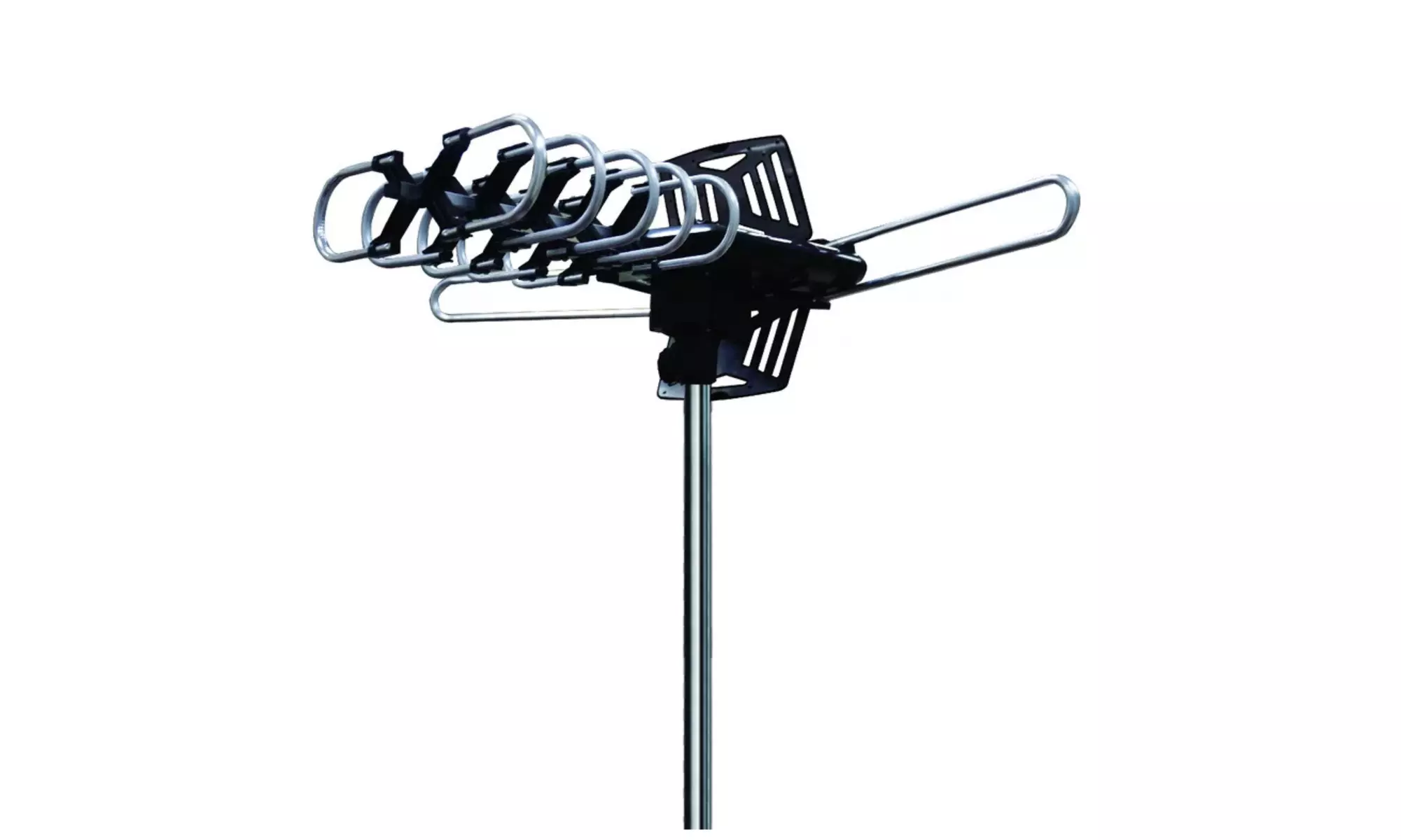 ONN ONA18CH901 HD Antenna 150-mile Range Included Pole Black- New - Primary Image