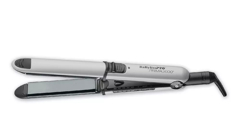BabylissPRO Nano Titanium Prima3000 Flat Iron 1 1/4" OR 1" Ultra Thin