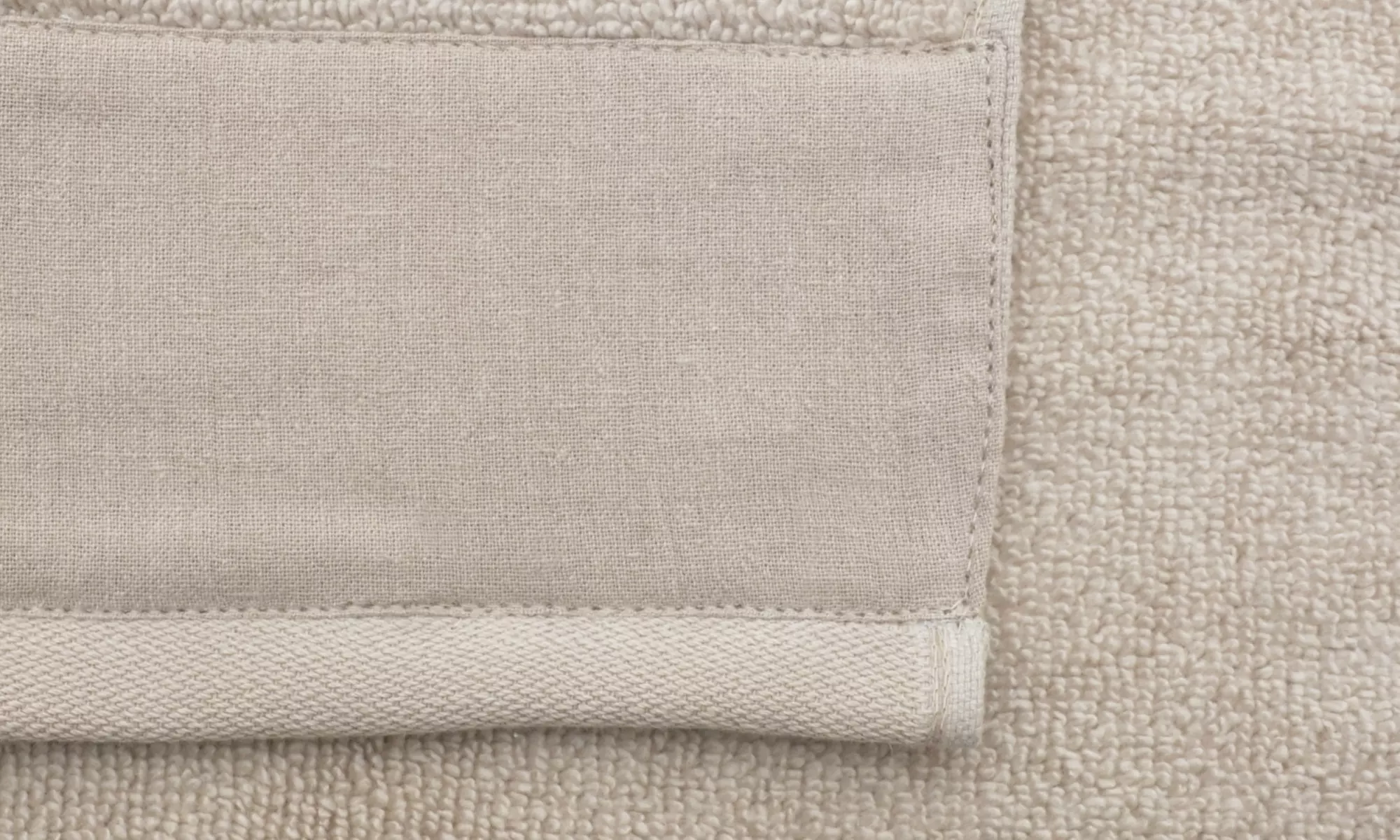 Ultra-Soft Cotton Linen-Like Border Towels