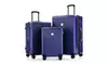 3 Piece Hardshell Suitcases with Wheels Lightweight Expandable Travel Luggage