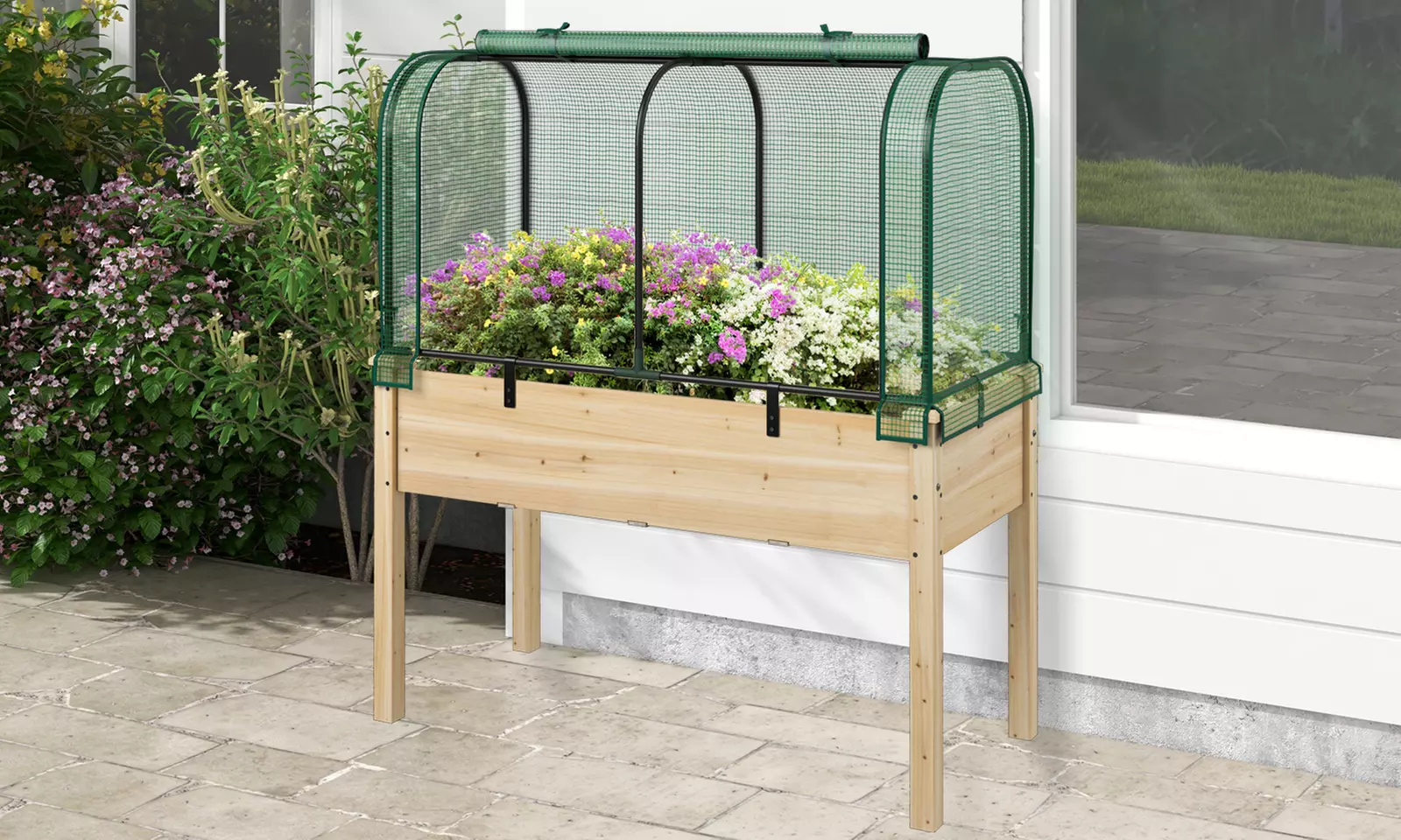 Costway Portable 47 Inch Mini Greenhouse Outdoor Indoor Tunnel Greenhouse