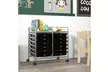 Costway 12 Drawers Rolling Cart Storage Scrapbook Paper Studio Organizer Bins - Second Medium