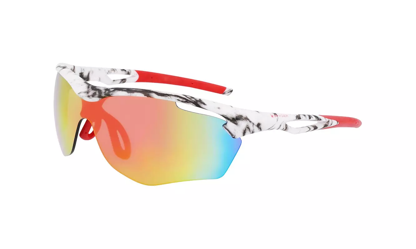 Spyder Men's Semi-Rimless Sport Sunglasses 