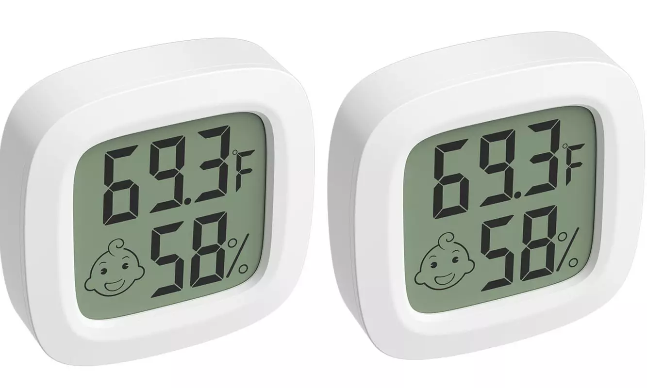 Indoor Thermometer Hygrometer Humidity Meter Temperature with LCD Display