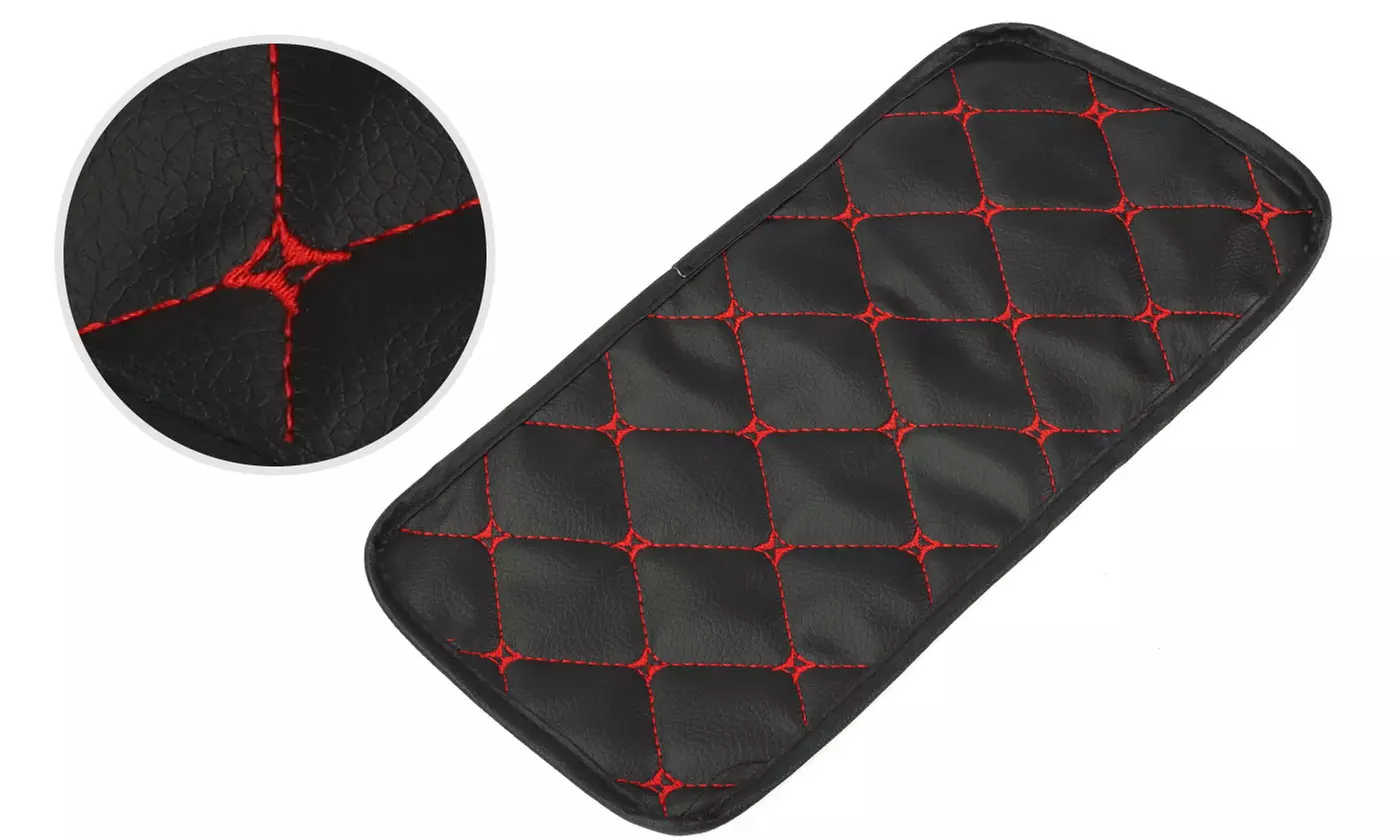 Auto Armrest Pad Cover Center Console Box PU Leather Cushion Mat Car Accessories