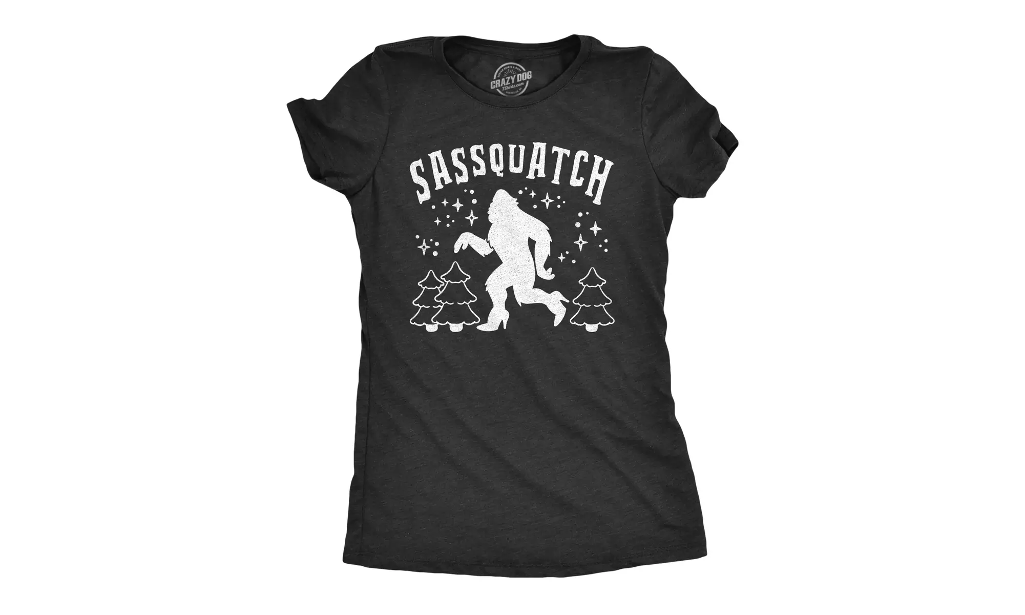 Womens Sassquatch Tshirt Funny Sassy Sasquatch Bigfoot Novelty Graphic Tee - Primary Image