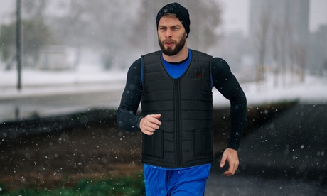 N POLAR Electric Heated Hooded Jacket 8 Zones 3-5 Modes 2XL 5 Zones Heated Vest – Black