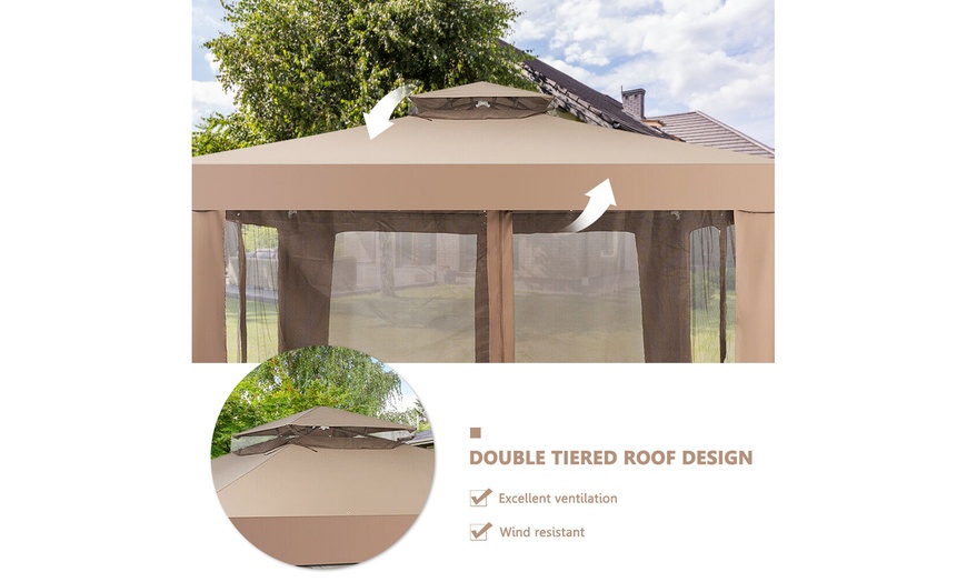 Up To 55% Off On Costway 10' X 10' Canopy Gaze... | Groupon Goods