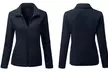 Doublju Women's Full Zip Up Fleece Jacket With Pockets (Plus Size Available) - Second Medium