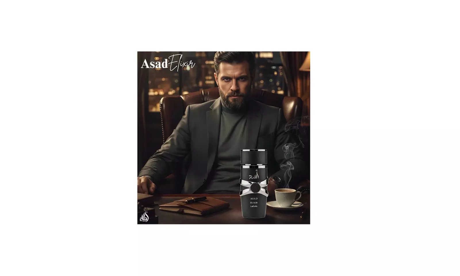 Lattafa Asad Elixir Eau de Parfum Spray For Men or Yara 100 ml/ 3.4 oz For Women