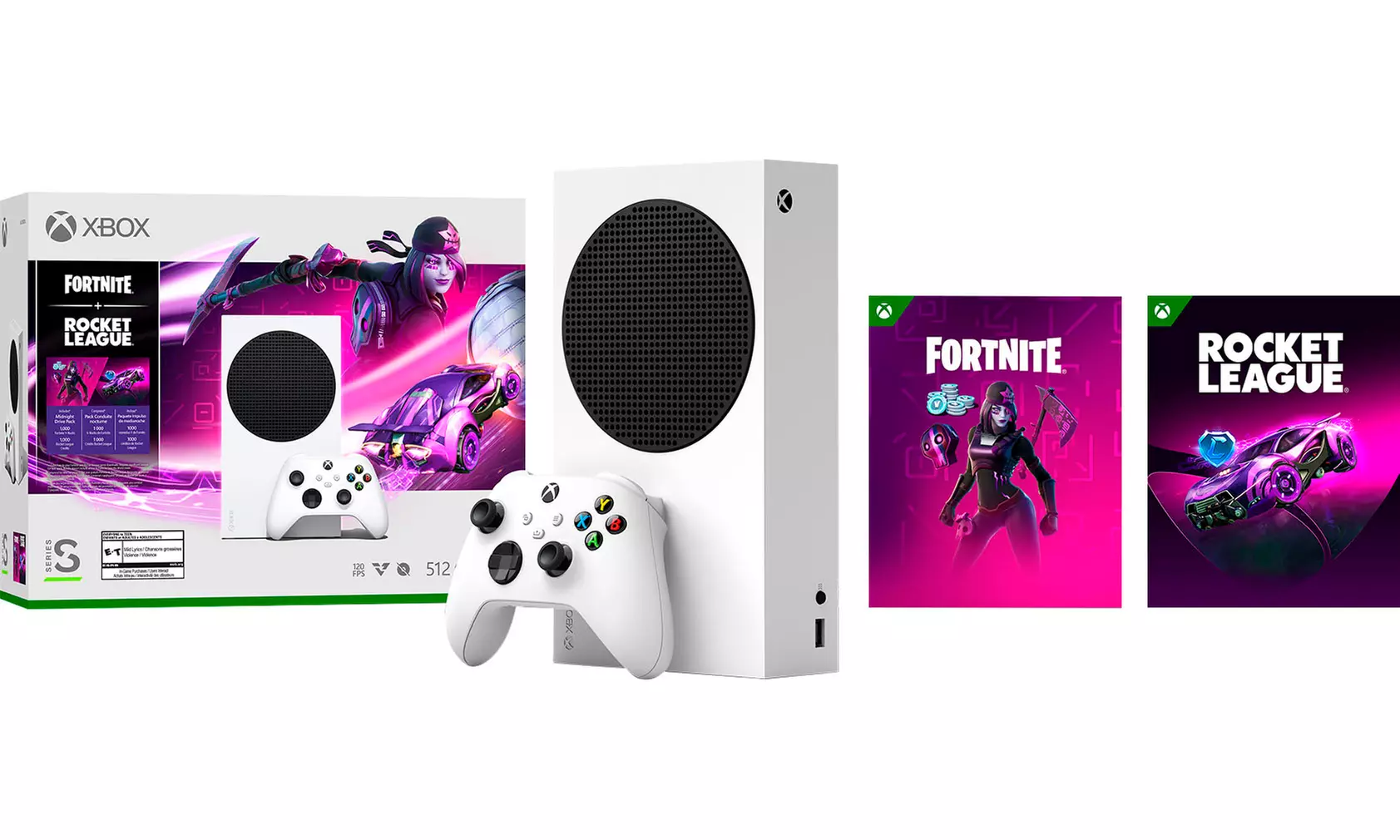 Limited Edition - Xbox Series S - Fortnite & Rocket League Bundle - Primary Image