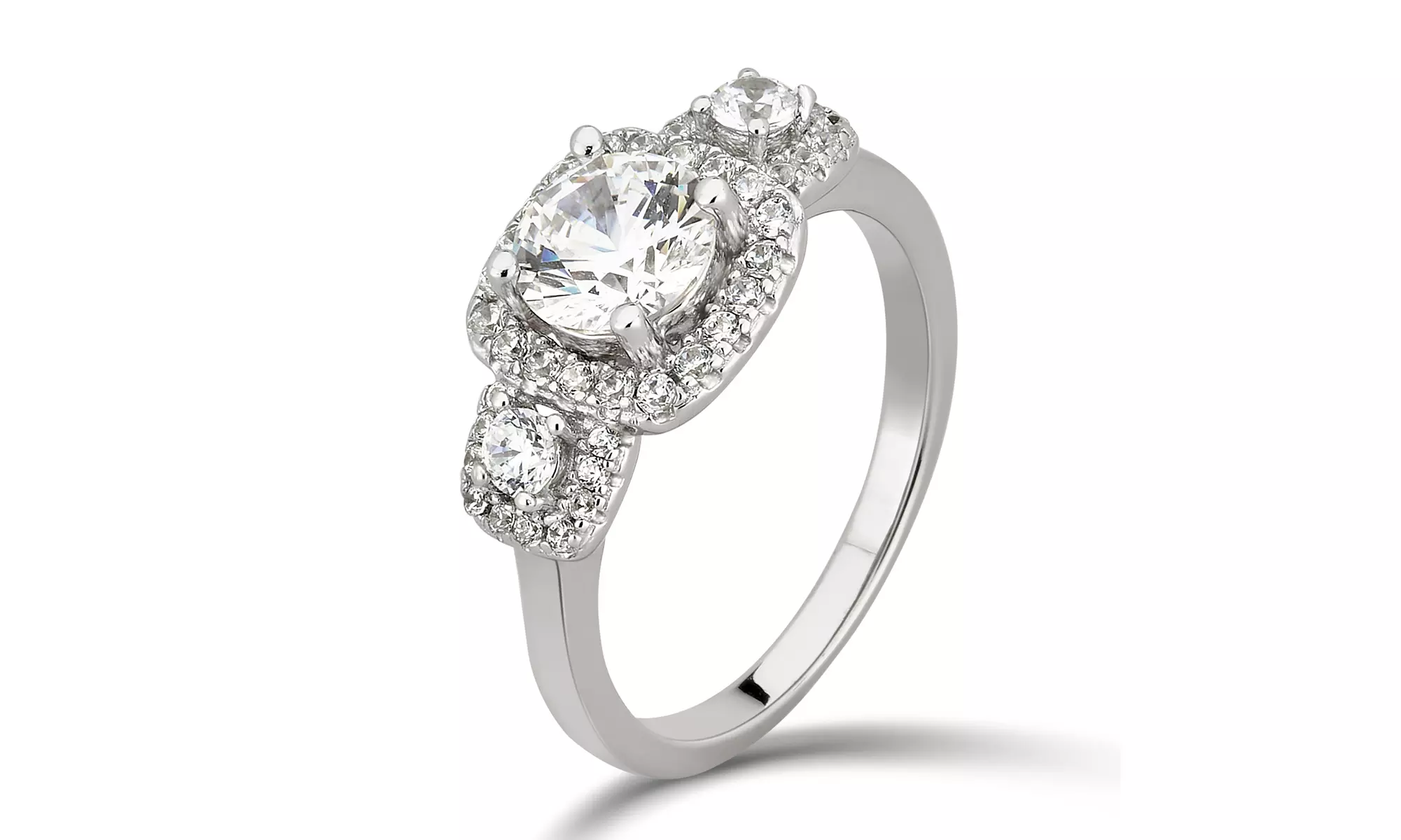 Unique Designs Bridal Ring Made with Crystals from Swarovski