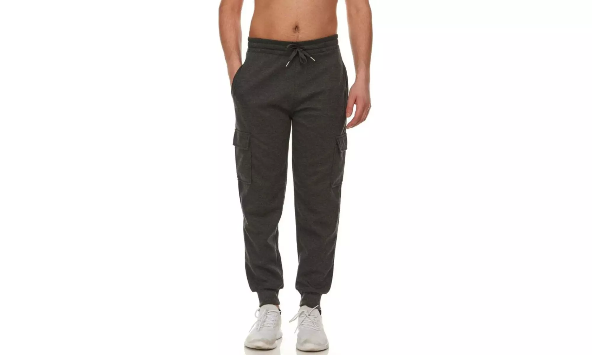 3-Pack Men's Fleece-Lined Cargo Jogger Sweatpants (Sizes, S-3XL)