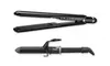 BabylissPRO Porcelain Ceramic 1" Flat Iron and 1 1/4" Spring Curling Iron Set