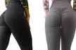 Women Push Up Yoga Leggings Pants Fitness High Waist Sport Running Gym Trousers - Second Medium