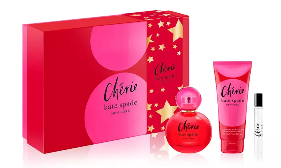 Kate Spade Cherie EDP 3.3 oz & Body Lotion 3.3 oz & EDP 0.25 oz Mini - Primary Image